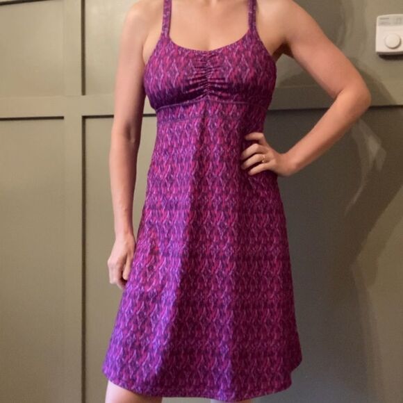 MARMOT Taryn Strappy Back Breathable Sporty Jersey-Knit Dress Size Small - Picture 2 of 7